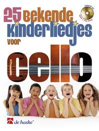 25 bekende kinderliedjes - noty pro violoncello